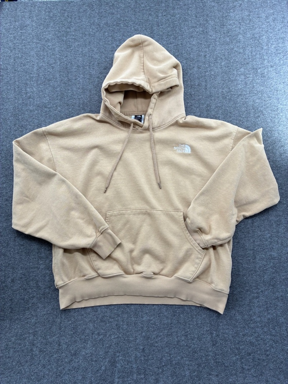 The North Face Men’s Tan Pullover Hoodie cotton